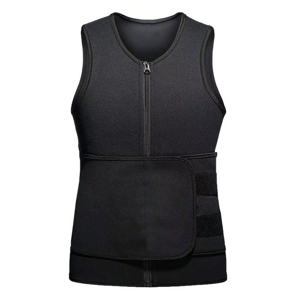 Чоловічий спортивний костюм для сауни без рукавів Body Shaper Slim Fit